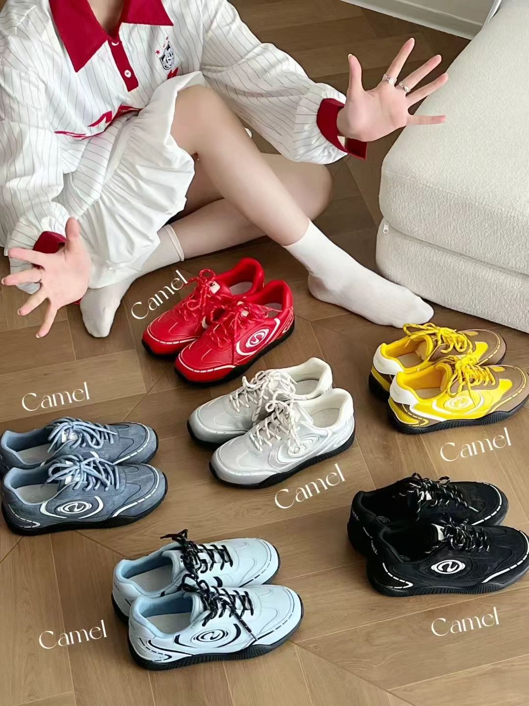 骆驼月牙德训鞋女2026新款板鞋阿甘鞋休闲运动鞋35-44码颜色款式任 178元 - 线报酷