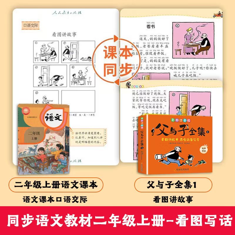 当当父与子全集（全4册）注音版 14元 - 86线报