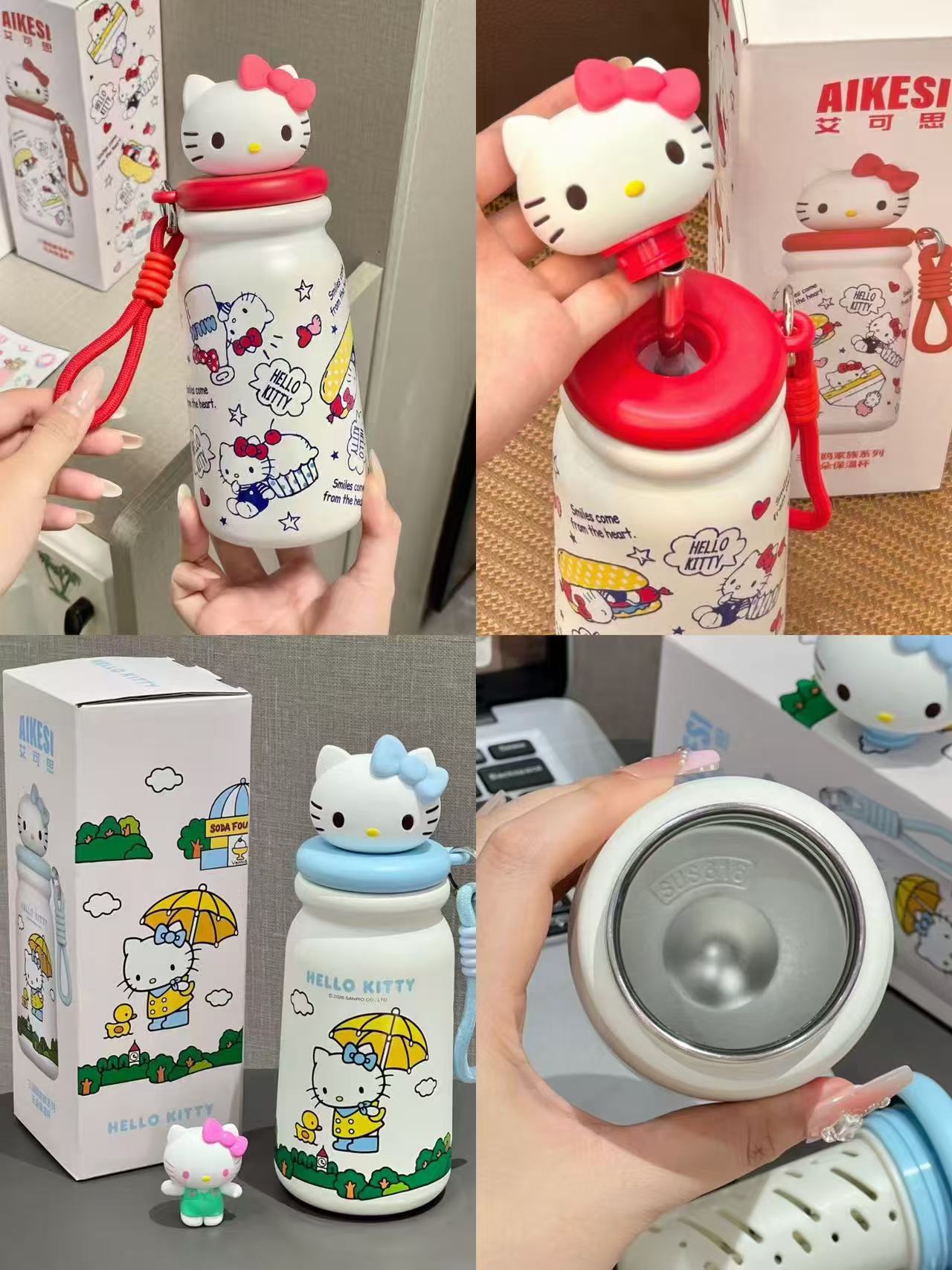 可爱kitty保温杯316食品级内胆440ml大容量 19.9元 - 86线报