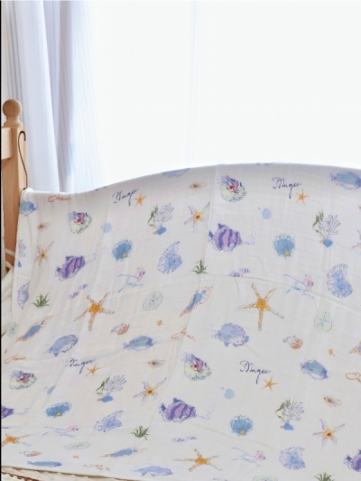 嫚熙10A抗菌纱布浴巾115*115cm 39.4元 - 86线报