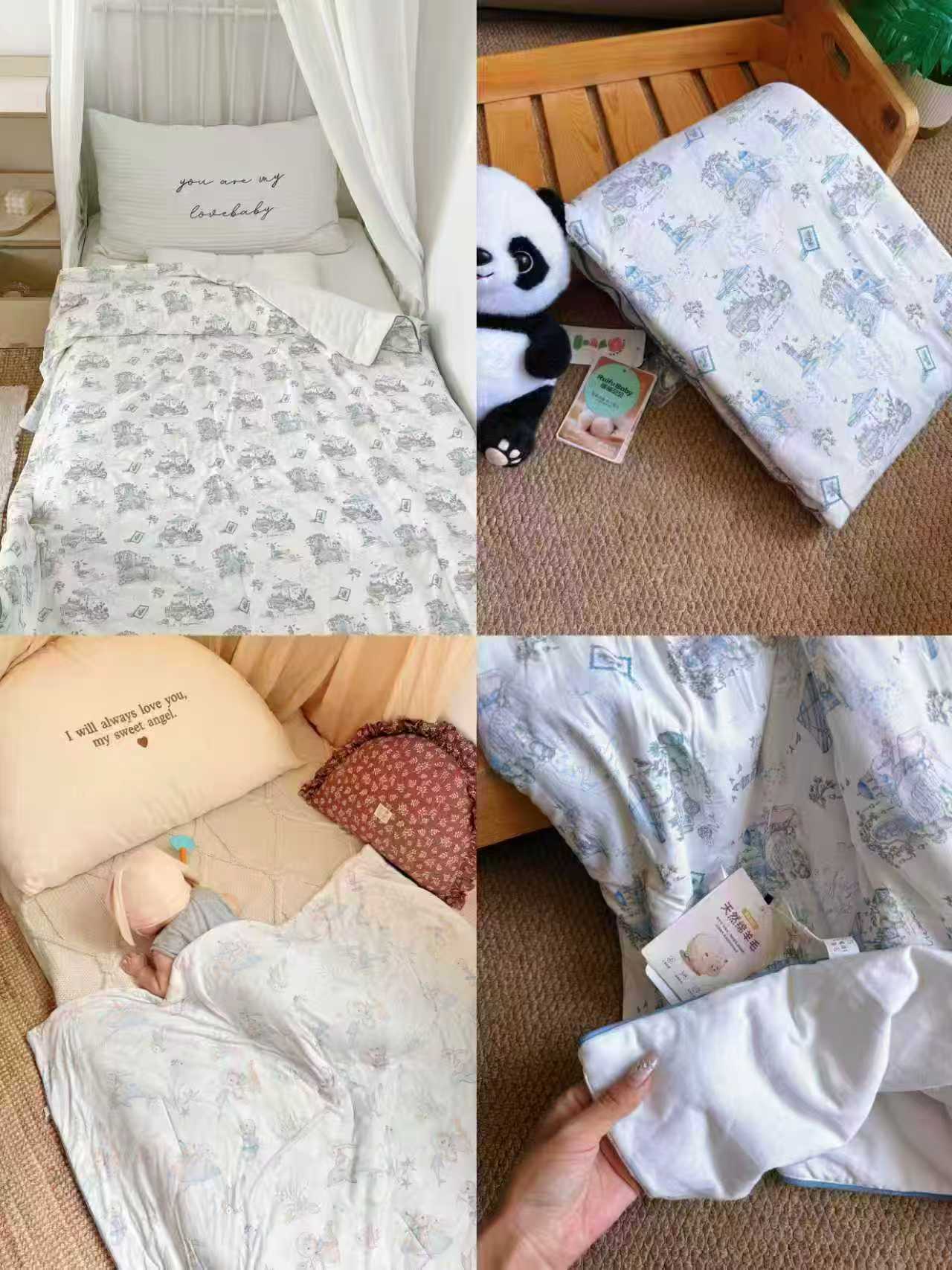 瑞福贝贝新生纯棉婴儿被子120*150 49.9元 - 线报酷 瑞福贝贝新生纯棉婴儿被子120*150 49.9元 - 线报酷