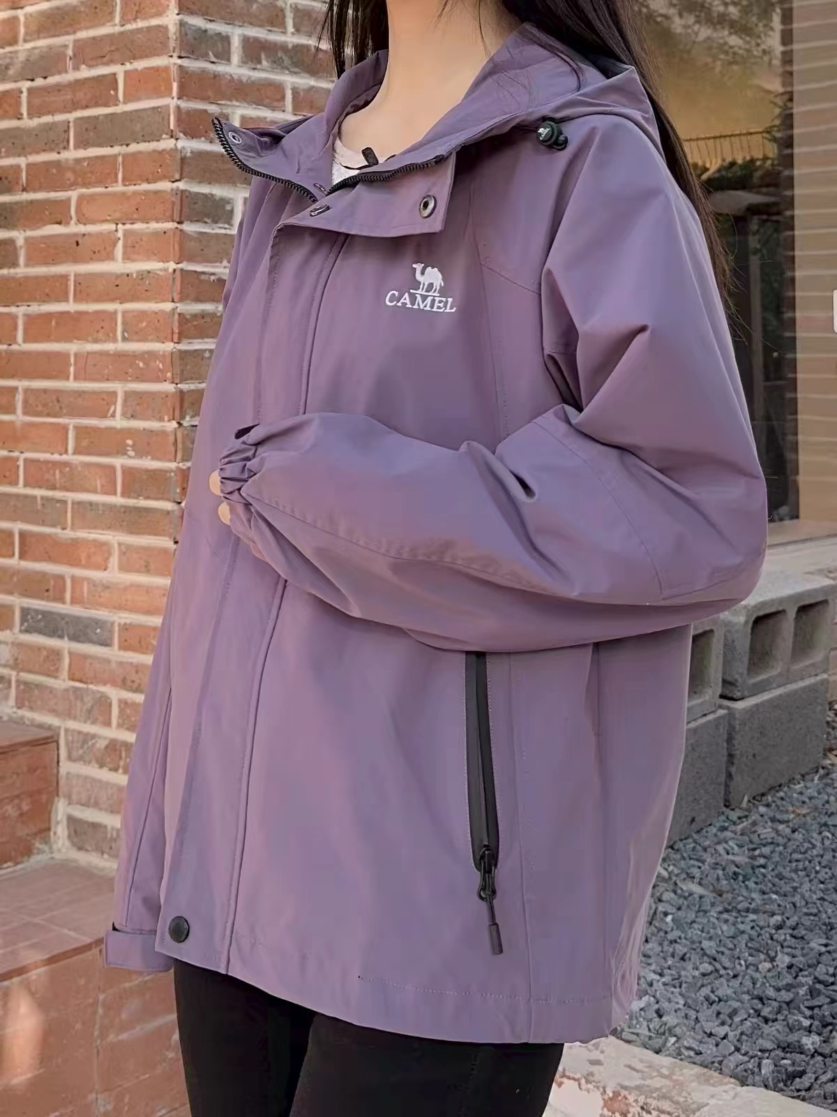 骆驼山海夹克男女同款春秋工装休闲防风登山服外套女 199.2元 - 86线报