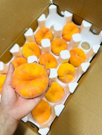 正宗山东蒙阴黄金蟠桃净重4.5斤大果 27.9元 - 美泡泡