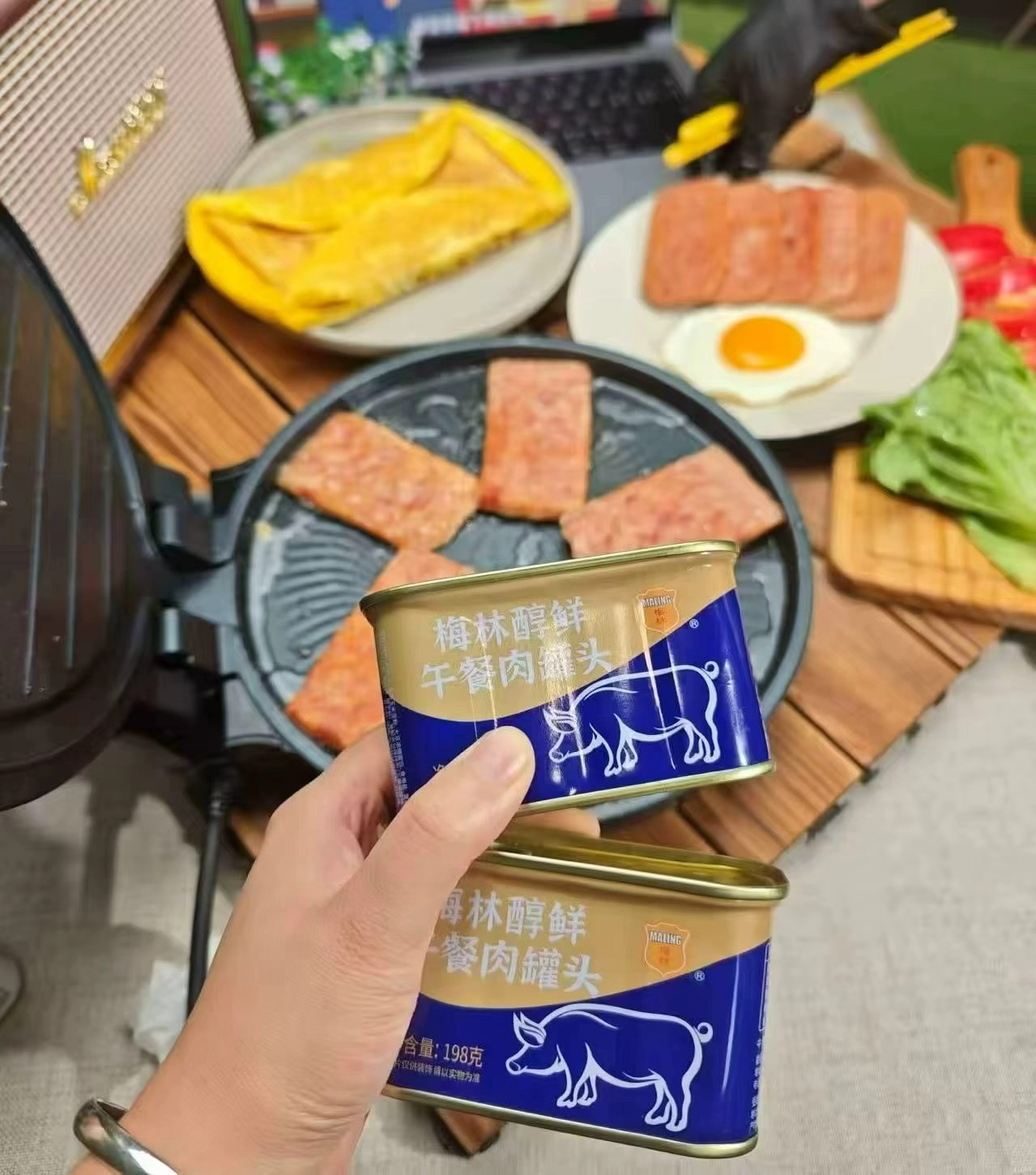 中粮梅林午餐肉罐头198g*3罐 22元 - 86线报