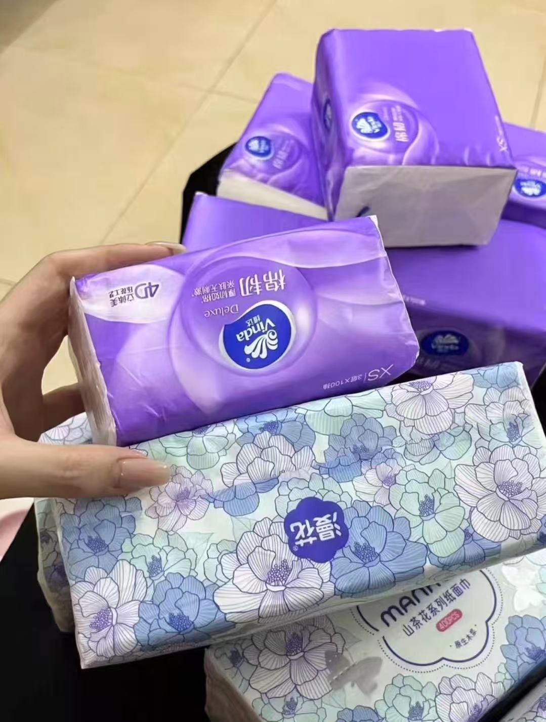 漫花纸巾抽纸400张*6包 7.9元 - 折送网 漫花纸巾抽纸400张*6包 7.9元 - 折送网