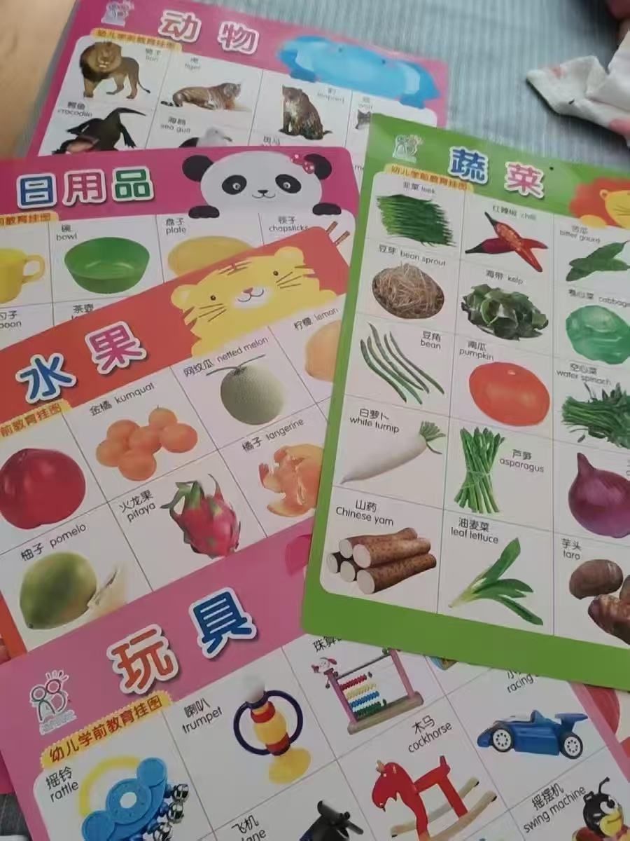 海润阳光幼儿益智早教挂图10张 14.8元 - 线报酷