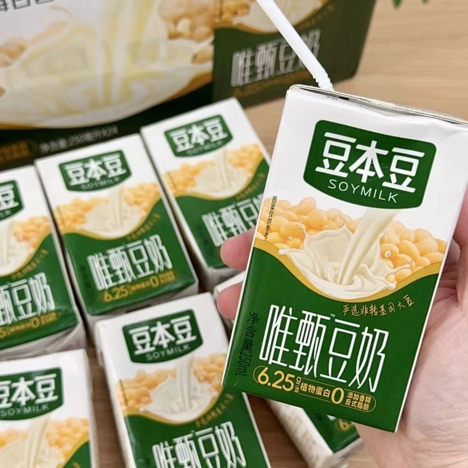豆本豆唯甄原味豆奶16盒 19.5元 - 美泡泡