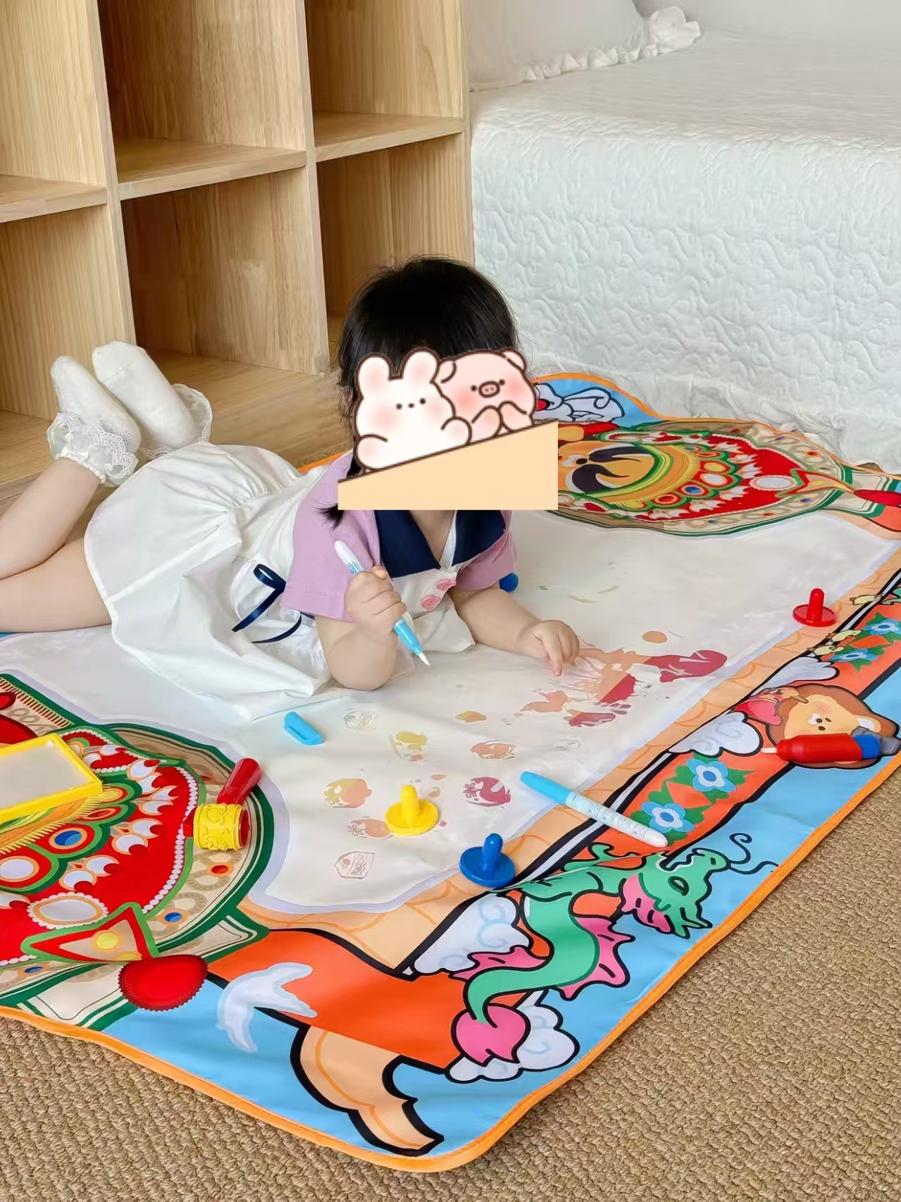 良良夏季儿童睡裙 53元,纽奇神奇水画布玩具一个画毯+画笔*2 26.9元 - 线报酷 良良夏季儿童睡裙 53元,纽奇神奇水画布玩具一个画毯+画笔*2 26.9元 - 线报酷