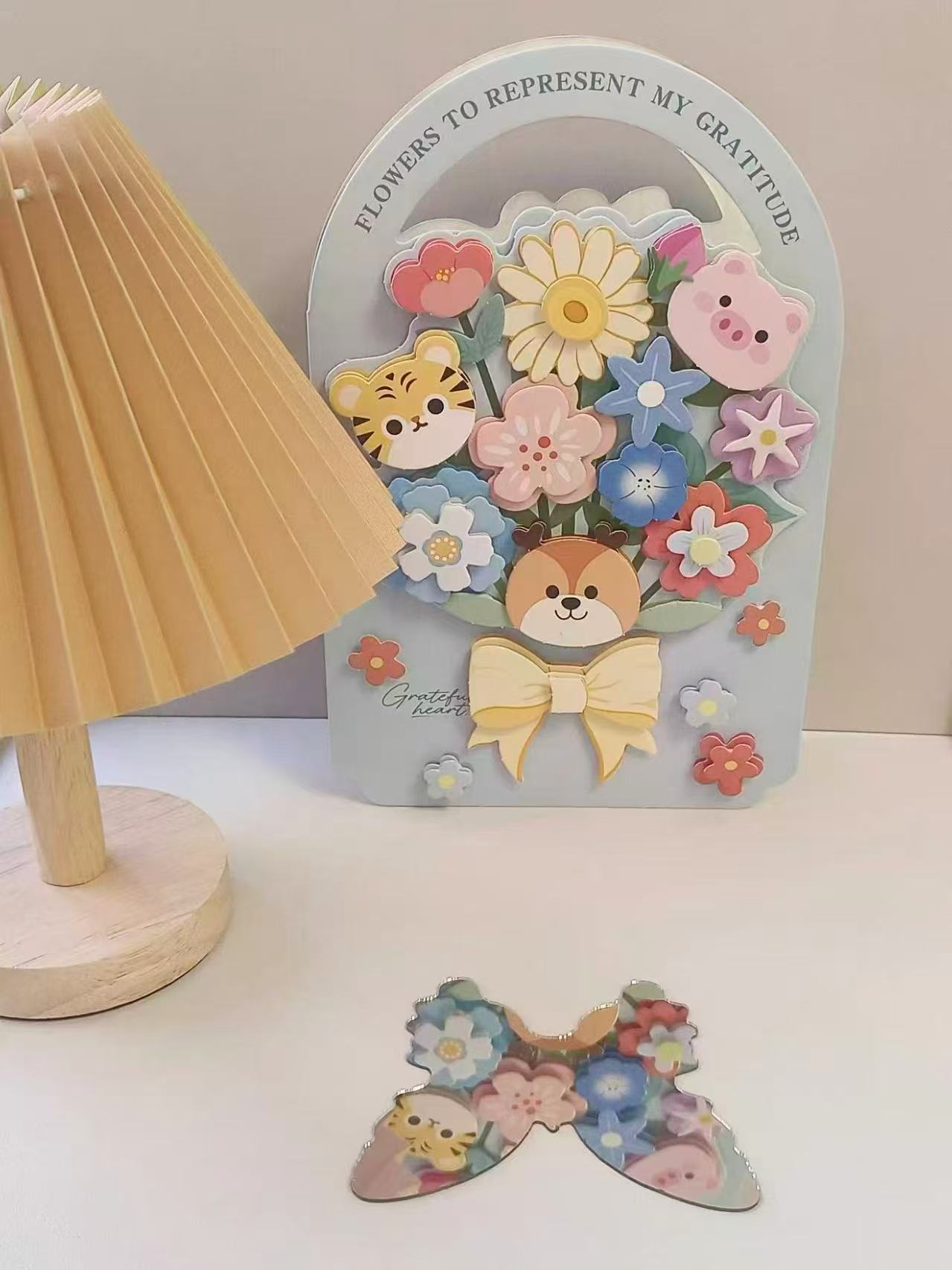 教师节贺卡手工DIY花束手工材料包多款可选 8.9元，教师节花束贺卡拍三束装 19.9元 - 86线报