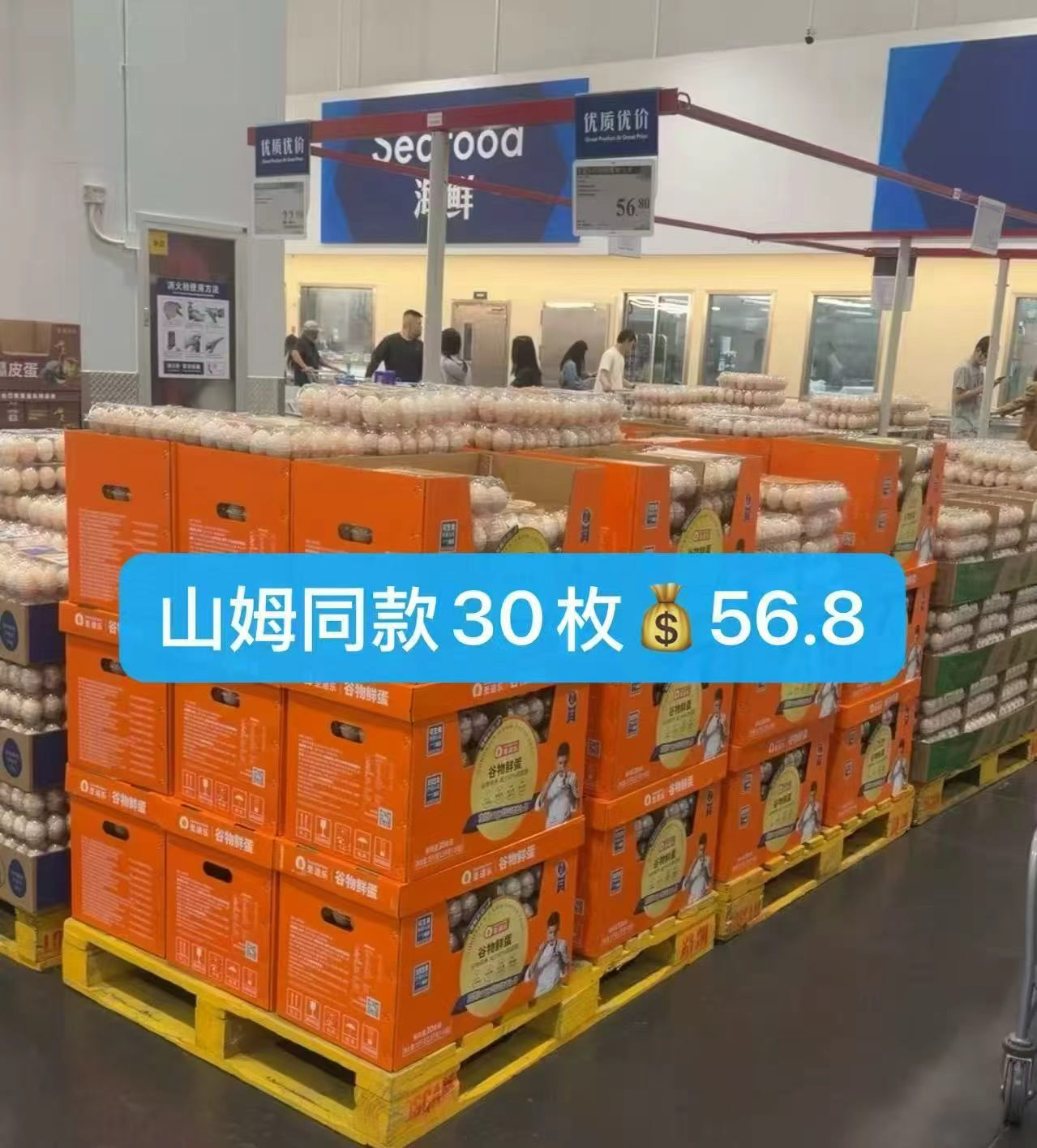圣迪乐可生食鸡蛋30枚 36.8元 - 86线报