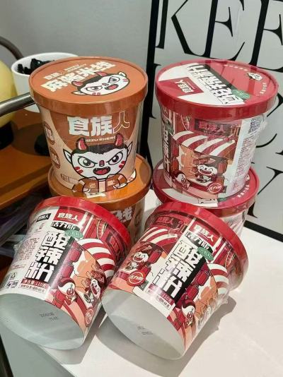 食族人酸辣粉组合酸辣粉4桶+麻酱米线4桶 25.9元 - 线报酷