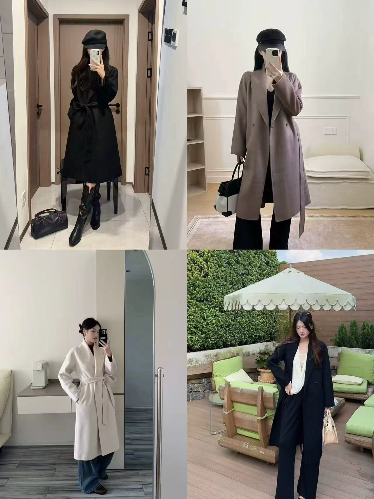LILY2026冬新款羊毛混纺青果领双面呢毛呢外套女长款 509元 - 线报酷 LILY2026冬新款羊毛混纺青果领双面呢毛呢外套女长款 509元 - 线报酷