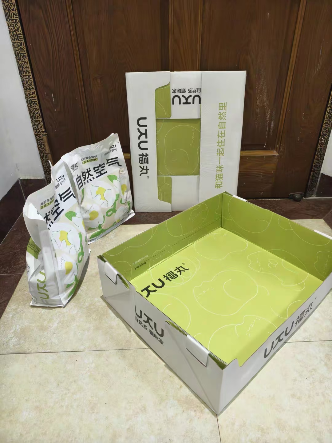 福丸栀子花混合猫砂2.5kg4袋装 53.7元 - 线报酷