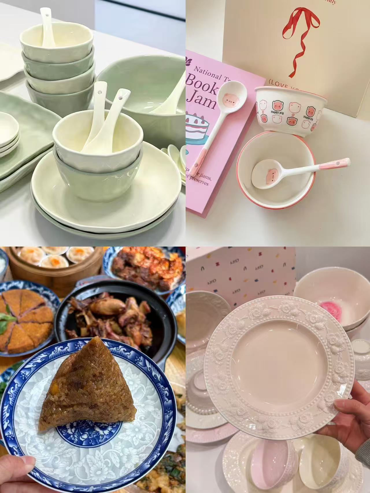 可爱猪两碗两勺 5元,陶瓷蘸料碗8个 9.9元,雅清陶瓷盘4个 10.9元 - 86线报 可爱猪两碗两勺 5元,陶瓷蘸料碗8个 9.9元,雅清陶瓷盘4个 10.9元 - 86线报