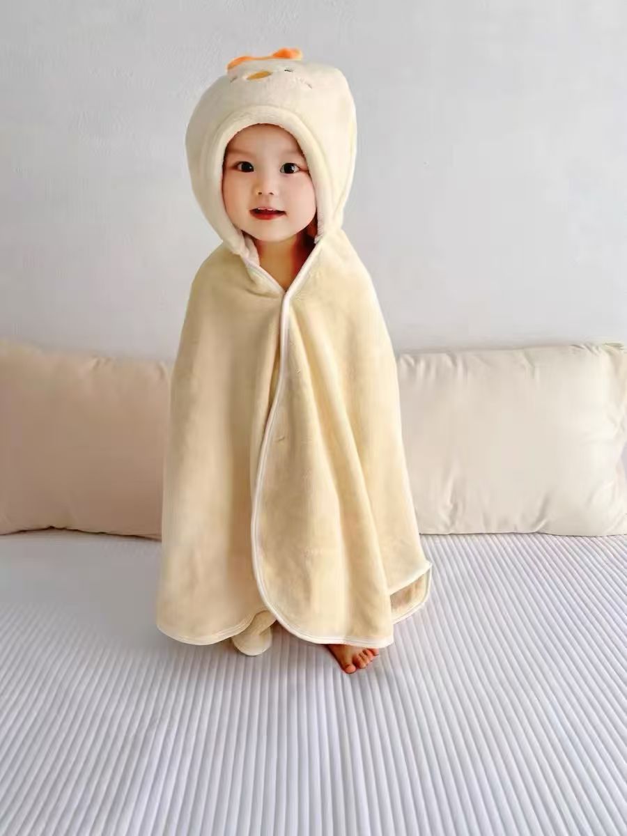 贝肽斯婴儿斗篷浴袍125*70cm 35.9元 - 折送网