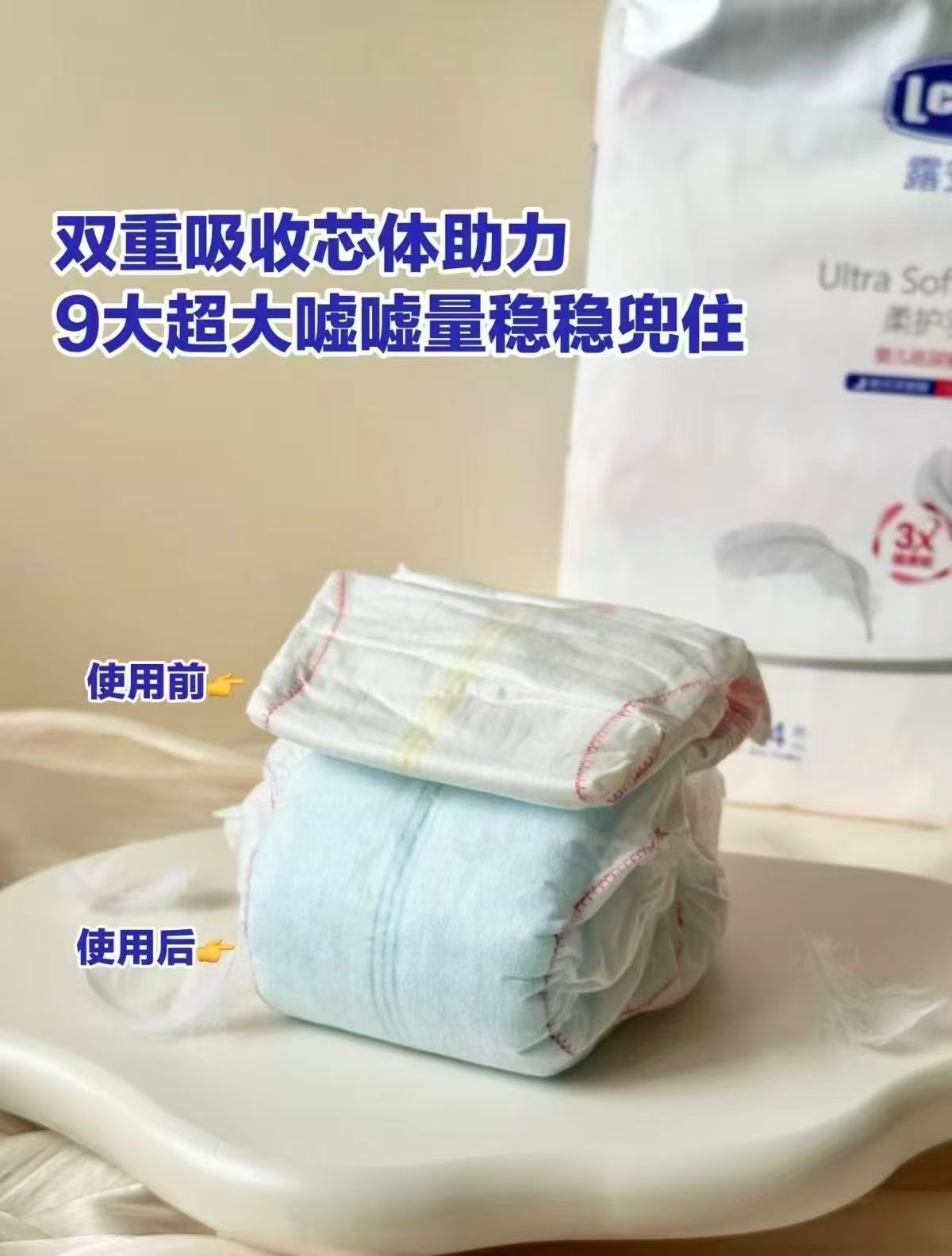 露安适柔护羽柔裤mini日夜纸尿裤拉拉裤宝宝尿不湿拍4件 152元 - 线报酷 露安适柔护羽柔裤mini日夜纸尿裤拉拉裤宝宝尿不湿拍4件 152元 - 线报酷