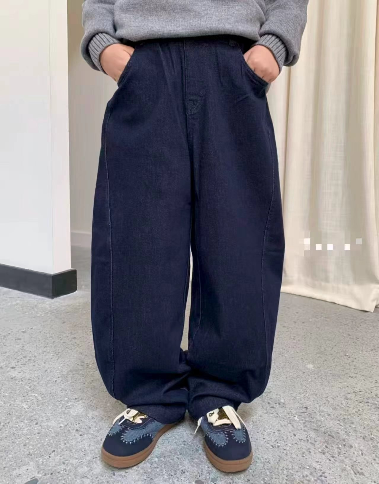李维斯弯刀男童牛仔裤110星空蓝 67元 - 86线报