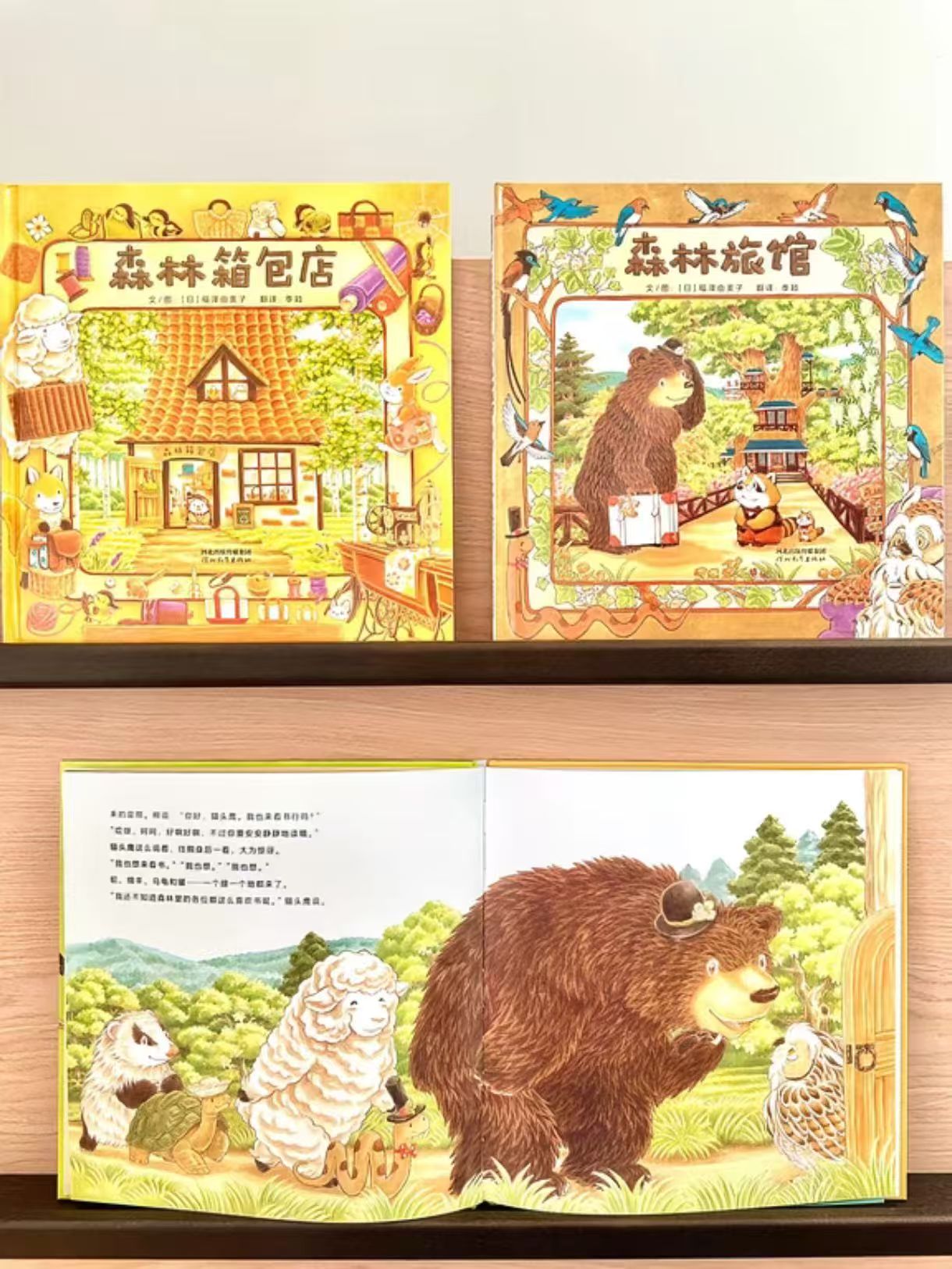 森林旅馆+森林图书馆+森林箱包店+森林鲜花店全4册 63.8元 - 86线报