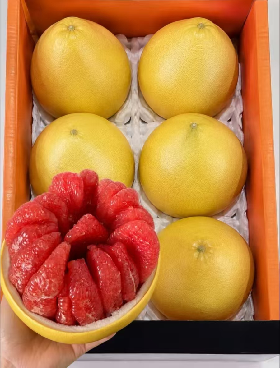 红心蜜柚净重3.5-4斤 4.9元 - 折送网