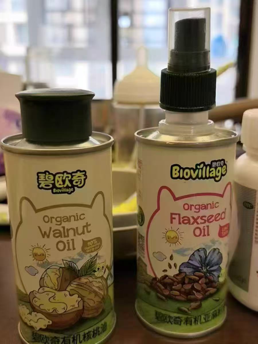 碧欧奇辅食油组合核桃110+亚麻籽100ml 拍2瓶 赠胚芽米80g 65元 - 86线报