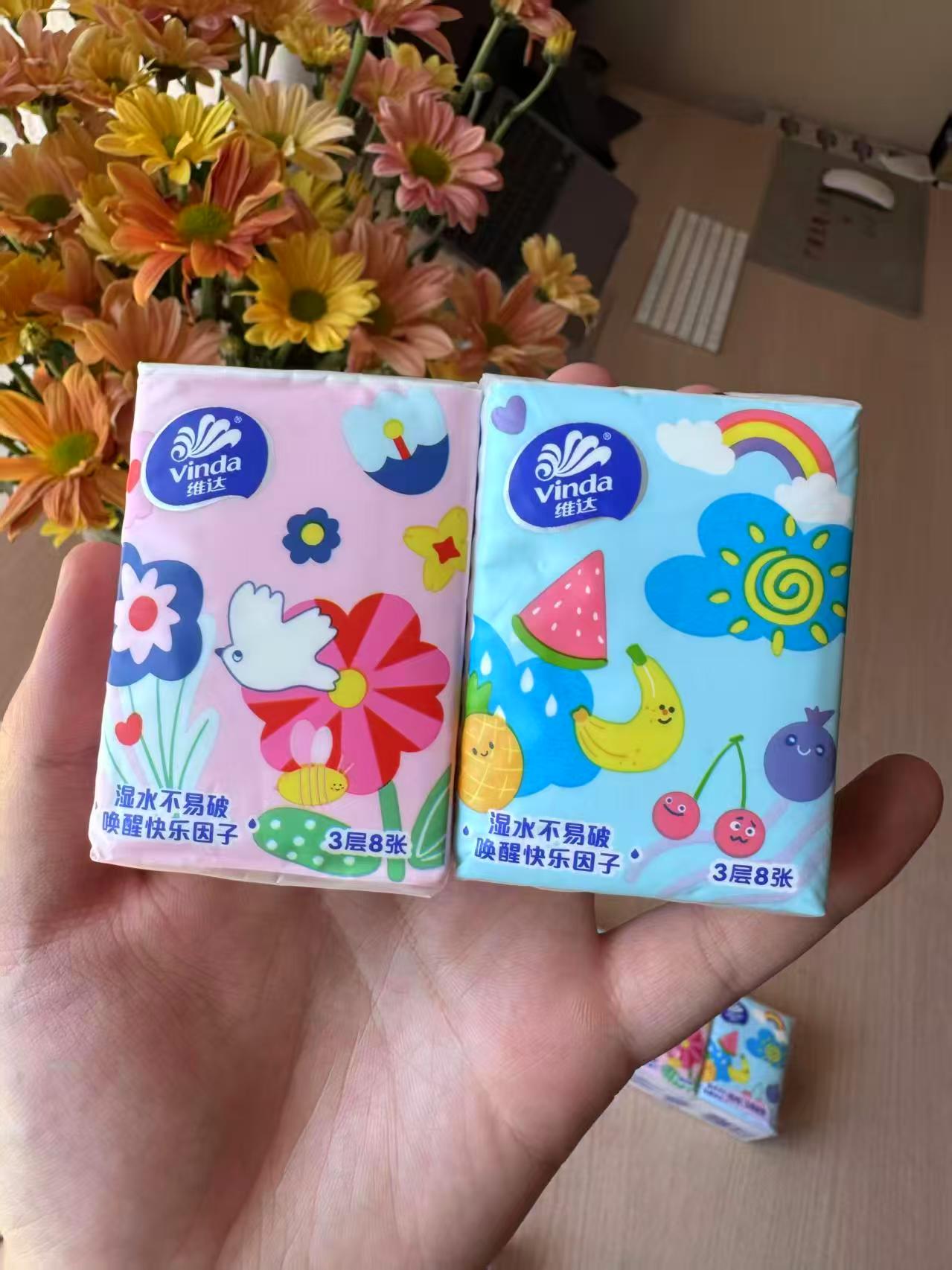 维达多巴胺手帕纸100包 24.9元 - 线报酷
