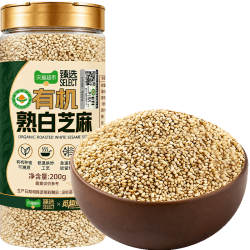 猫超臻选有机熟白芝麻200g 12.25元 - 86线报