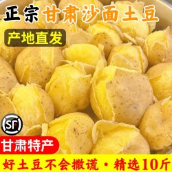 小黄鲜果正宗甘肃定西土豆黄心马铃薯洋芋沙面高山旱沙地种植黄金薯10斤装 7.8元 - 86线报