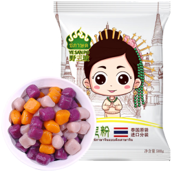 野三坡木薯淀粉芋圆粉生粉木薯粉烧仙草甜品烘焙原料500g*2袋 3.8元 - 清风线报