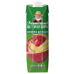 福兰农庄无添加苹果汁100%苹果汁1L箱装 5.9元 - 86线报