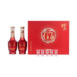 茅台台源酱香型白酒53度518ml双支礼盒 119元 - 线报酷