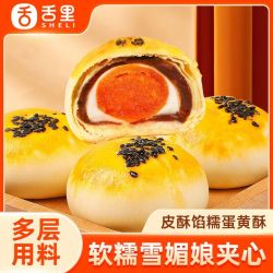舌里蛋黄酥500g雪媚娘礼盒传统糕点中秋节月饼宿舍早餐 14.9元 - 美泡泡