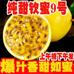 张小壮百香果黄金果广西钦蜜9号黄金百香果9号新鲜生鲜 16元 - 86线报