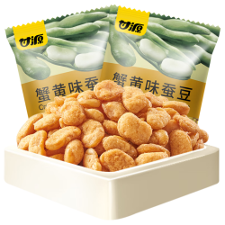 甘源 蟹黄味蚕豆 400g 休闲零食 京东此款目前活动售价11.4元 下单1件 - 折送网