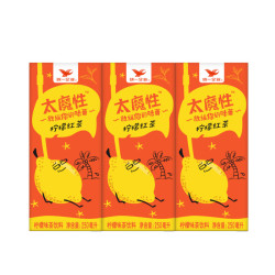 统一太魔性柠檬红茶经典饮品250ml*24盒 19.5元 - 美泡泡