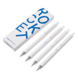 KACO菁点学科按动中性笔0.5mm黑笔4支/盒K1028 11.76元 - 线报酷