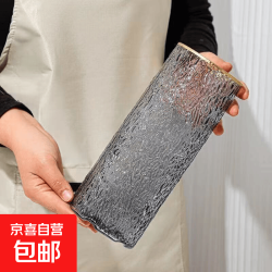 大号家用加厚透明玻璃花瓶摆件富贵竹水培百合干花客厅餐桌花瓶 - 线报酷