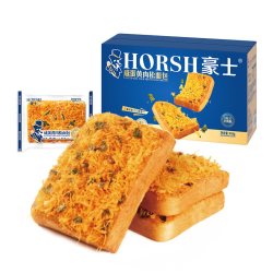 豪士咸蛋黄肉松面包408g 3件 46.47元 - 86线报