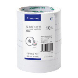 齐心高粘棉纸双面胶强力高粘度12mm*10y9.1m/卷10卷 1.85元 - 86线报