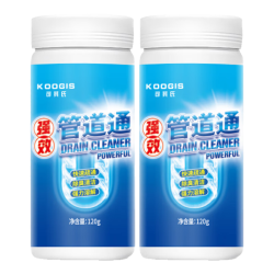 可其氏高速管道疏通剂泡泡粉强力溶解厨房用马桶下水道疏通剂去除小飞虫 8.8元 - 86线报