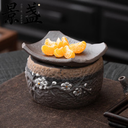 景盏景德镇寒梅粗陶烤茶套装 10.2元 - 86线报