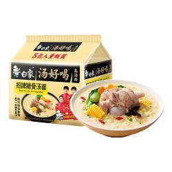 白象方便面汤好喝招牌猪骨汤面110g*5包 10.9元 - 86线报