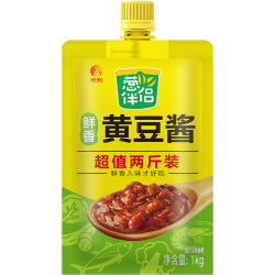 欣和葱伴侣鲜香黄豆酱1kg袋装 4.9元 - 美泡泡