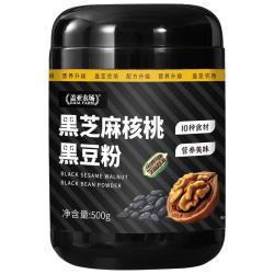 盖亚农场黑芝麻核桃黑豆粉500g罐装 13.9元 - 86线报