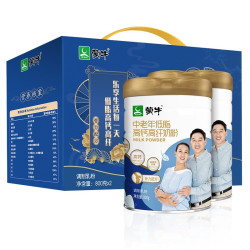 蒙牛中老年低脂高钙高纤奶粉800g*2罐 68.3元 - 线报酷 蒙牛中老年低脂高钙高纤奶粉800g*2罐 68.3元 - 线报酷