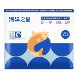 海洋之星鲜肉烘焙猫粮幼猫成猫全价布偶蓝猫通用猫粮试吃组合鸡肉三文鱼烘焙猫粮50g*2 10.9元 - 86线报