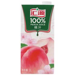 汇源100%桃汁1L 10.8元 - 86线报