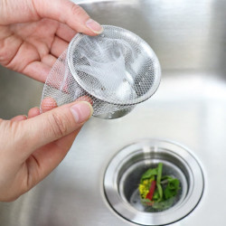 米芒家用厨卫水槽防堵过滤网400只装 15.9元 - 86线报