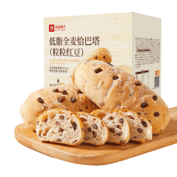 良品铺子低脂全麦恰巴塔面包粒粒红豆味510g 6元 - 86线报