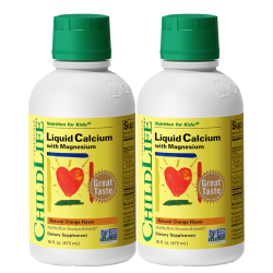 CHILDLIFE童年时光钙镁锌液体钙大白瓶婴幼儿童补钙473ml*2瓶 158元 - 86线报
