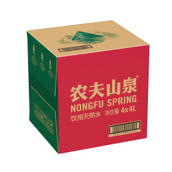 农夫山泉饮用天然水4L*4桶 20元 - 线报酷